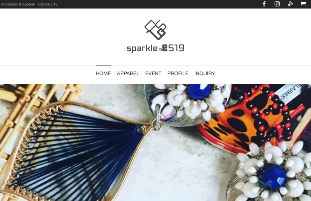 WEBサイト制作事例「sparkle0519」