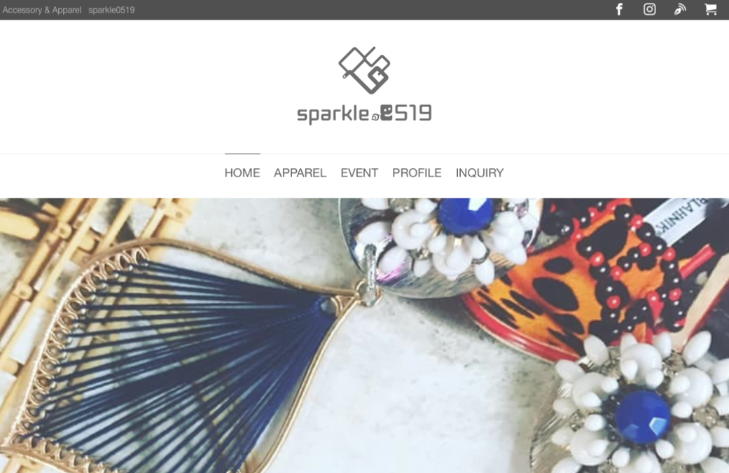 WEBサイト制作事例「sparkle0519」